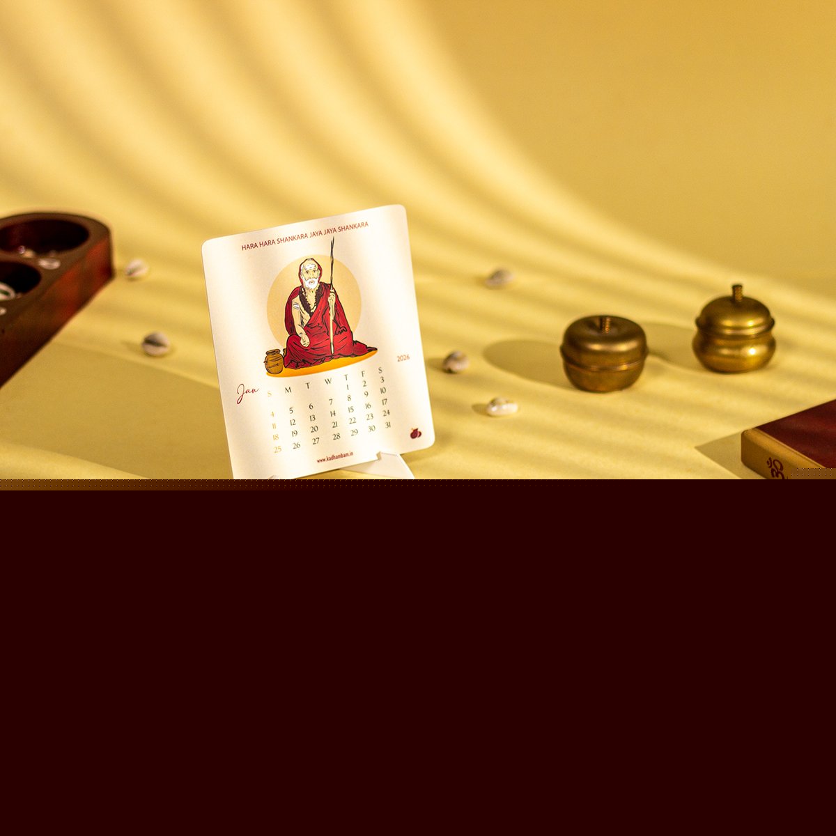Mahaperiyavaa - 2026 Tabletop Calendar