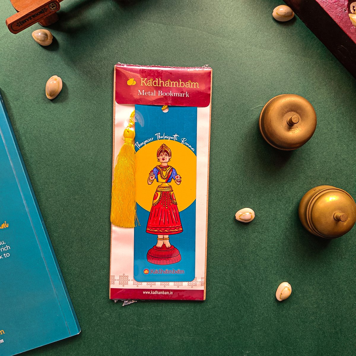 Thanjavur Thalayaati Bommai - Metal Bookmark
