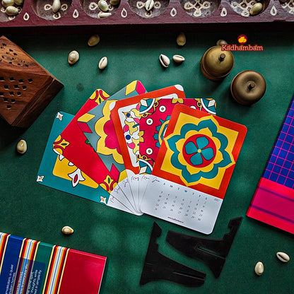 PRE BOOKING -  Chettinad Heritage  - 2027 Tabletop Calendar