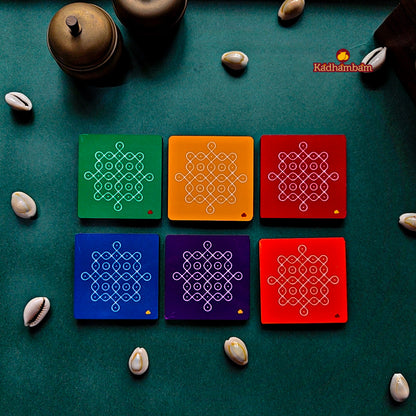 PRE BOOKING - Kolam - Mini Fridge Magnets Pack of 6 pieces