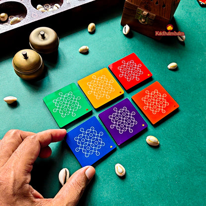 PRE BOOKING - Kolam - Mini Fridge Magnets Pack of 6 pieces