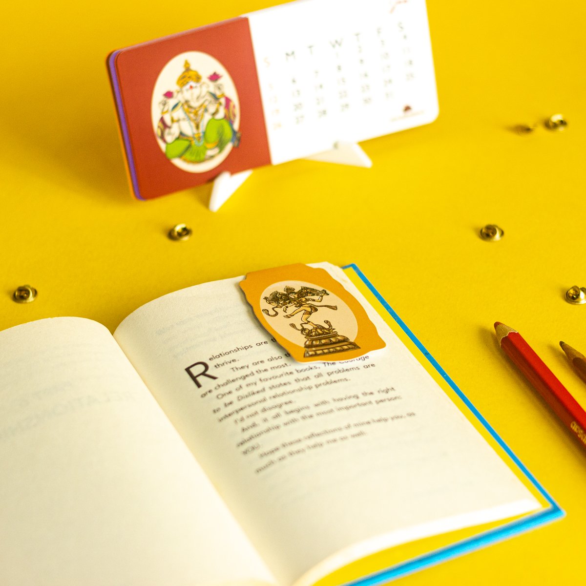 Magnetic bookmark