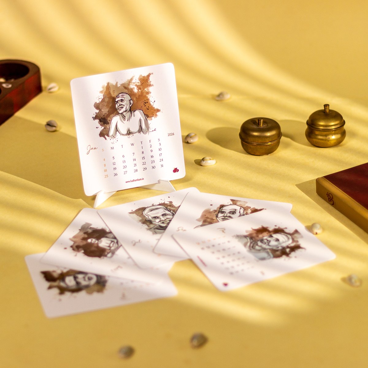 Ramana Maharshi - 2026 Tabletop Calendar