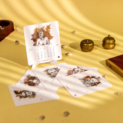 Ramana Maharshi - 2026 Tabletop Calendar