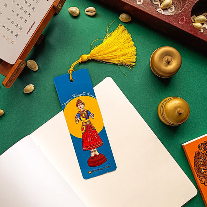 Thanjavur Thalayaati Bommai - Metal Bookmark