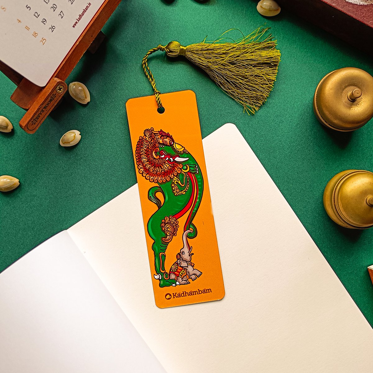 Yaazhi - Metal Bookmark