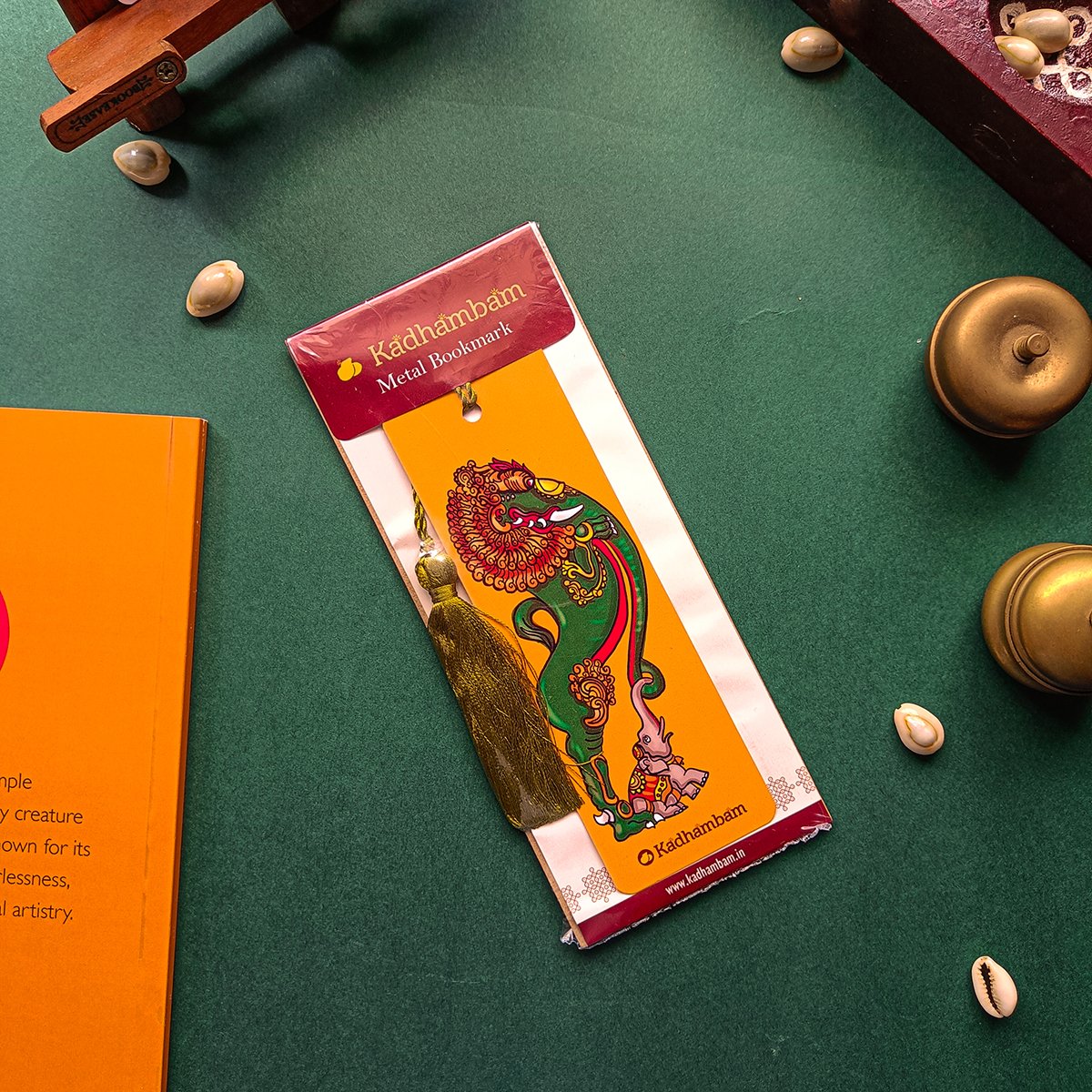 Yaazhi - Metal Bookmark