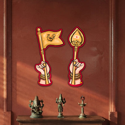 Kandhan Karunai Wall Plaque Set