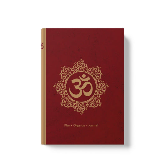 Om - Undated Planner (Free Self-Themed Magnetic Bookmark Inside!)