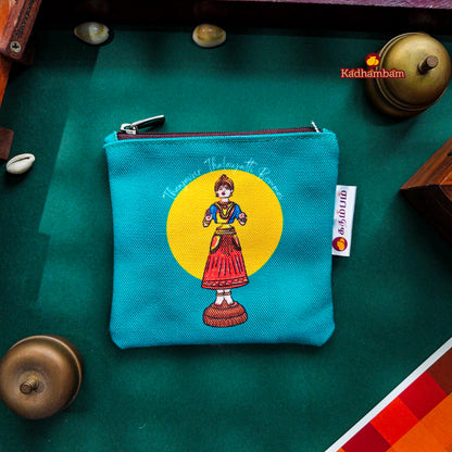 PRE BOOKING - Thanjavur Thalayaati Bommai - Mini pouch