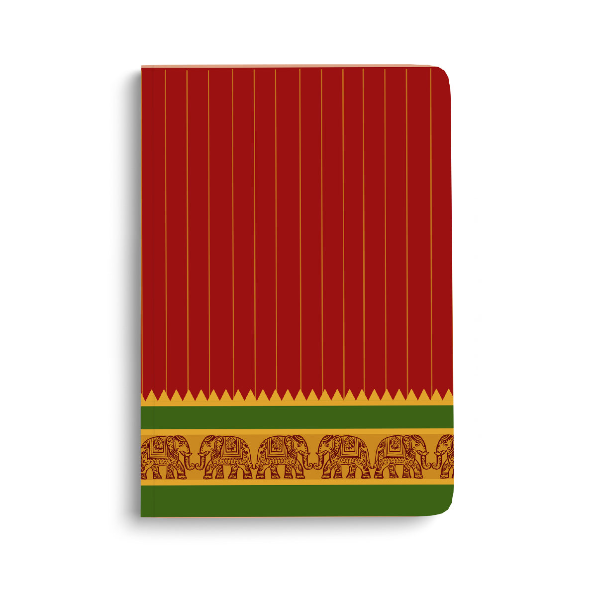 PRE BOOKING - Kanchipuram Weaves - Pattu Collection(Red) A5 - Journal