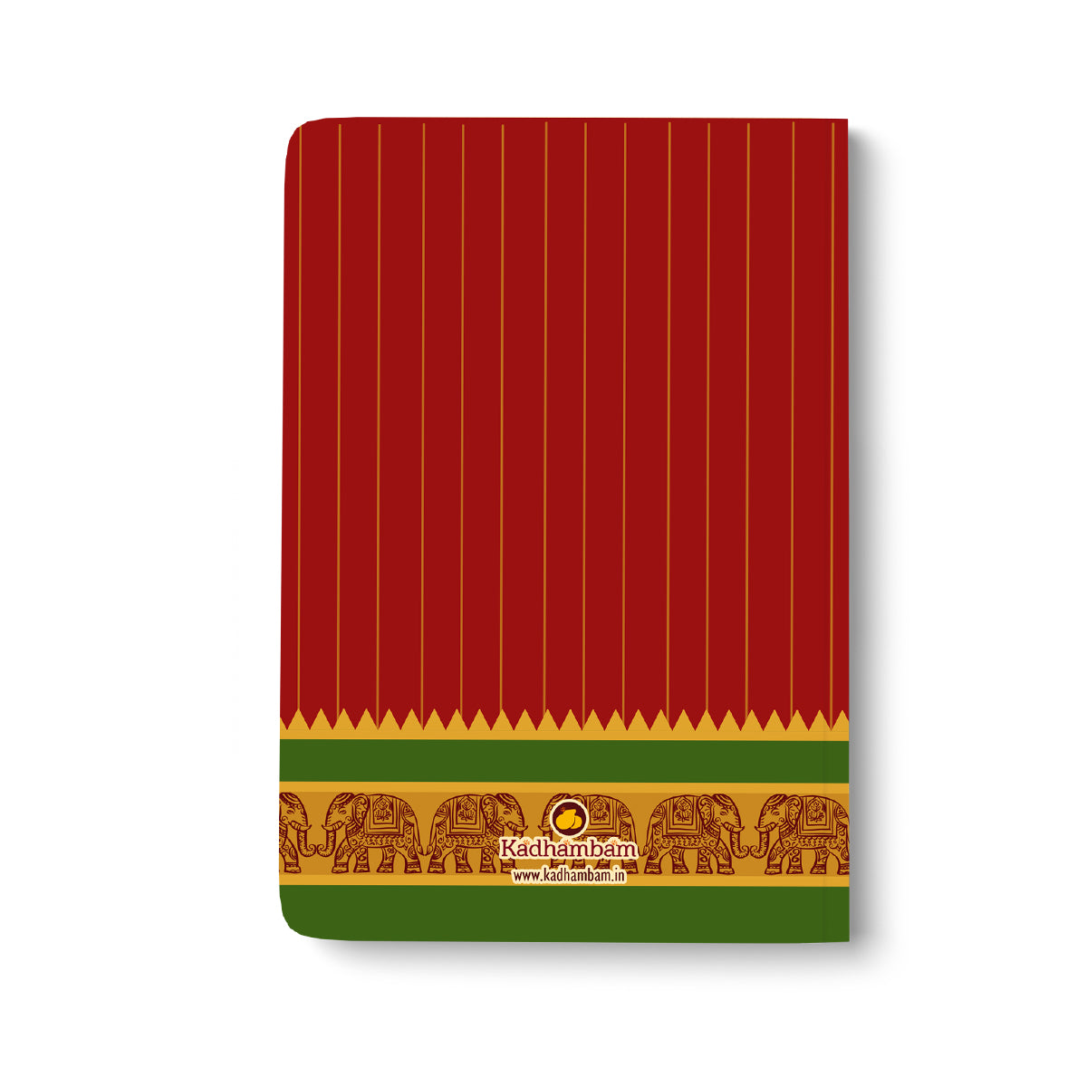 PRE BOOKING - Kanchipuram Weaves - Pattu Collection(Red) A5 - Journal