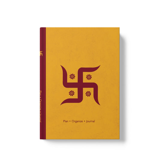 Swastik - Undated Planner (Free Self-Themed Magnetic Bookmark Inside!)