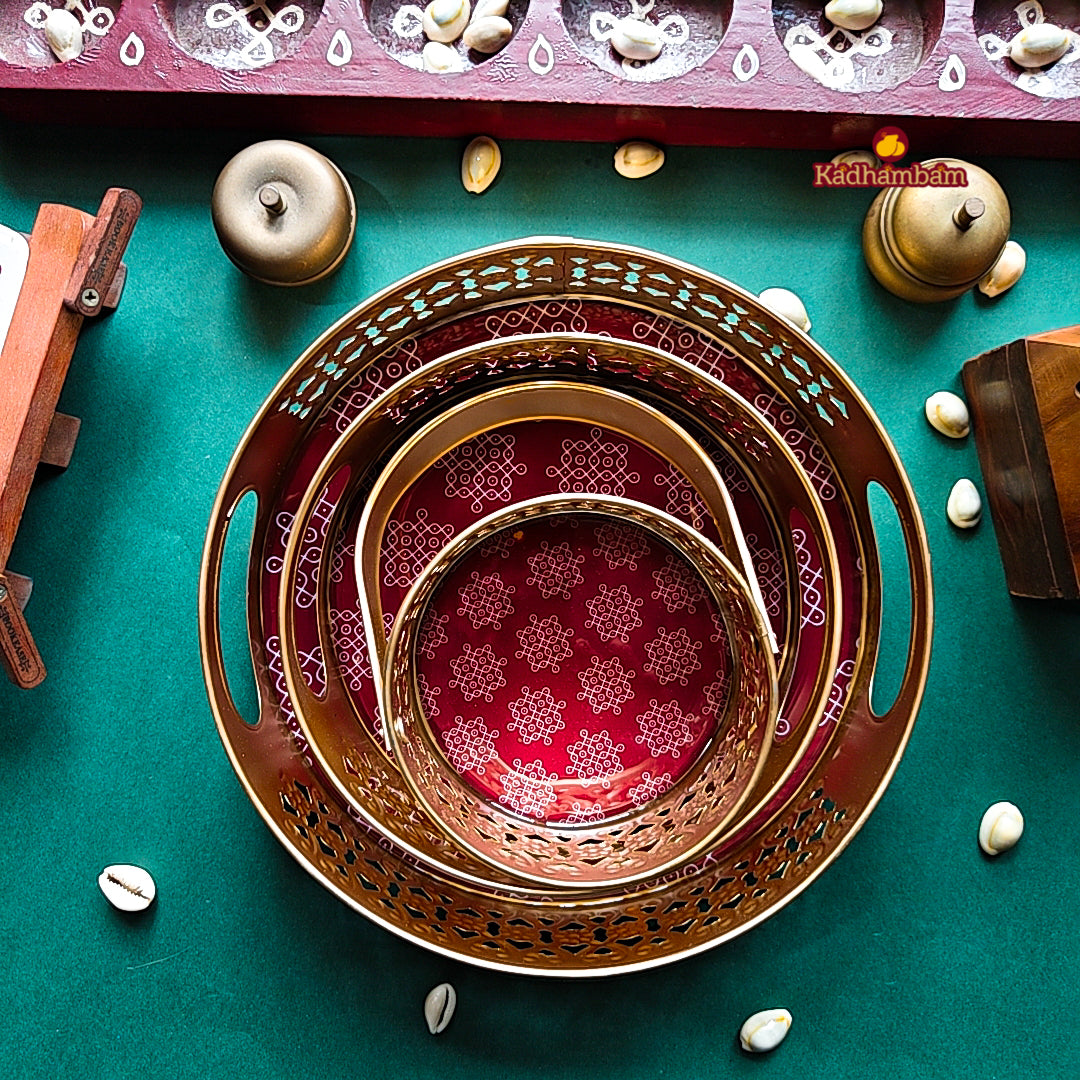 PRE BOOKING - Kolam - Metal Tray
