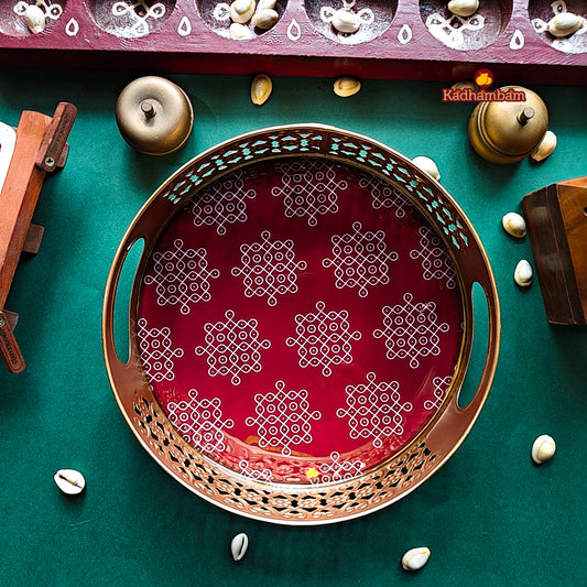 PRE BOOKING - Kolam - Metal Tray