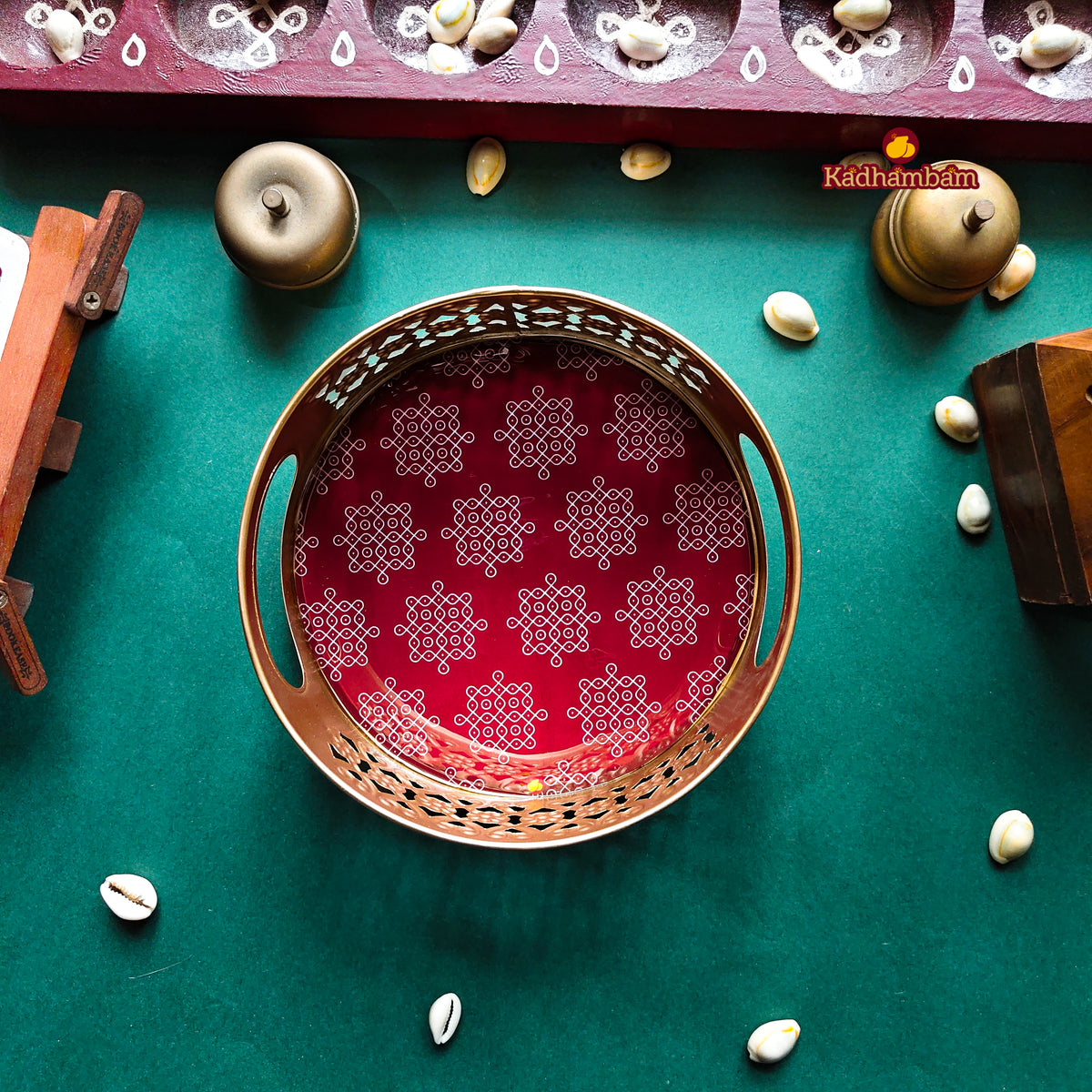 PRE BOOKING - Kolam - Metal Tray
