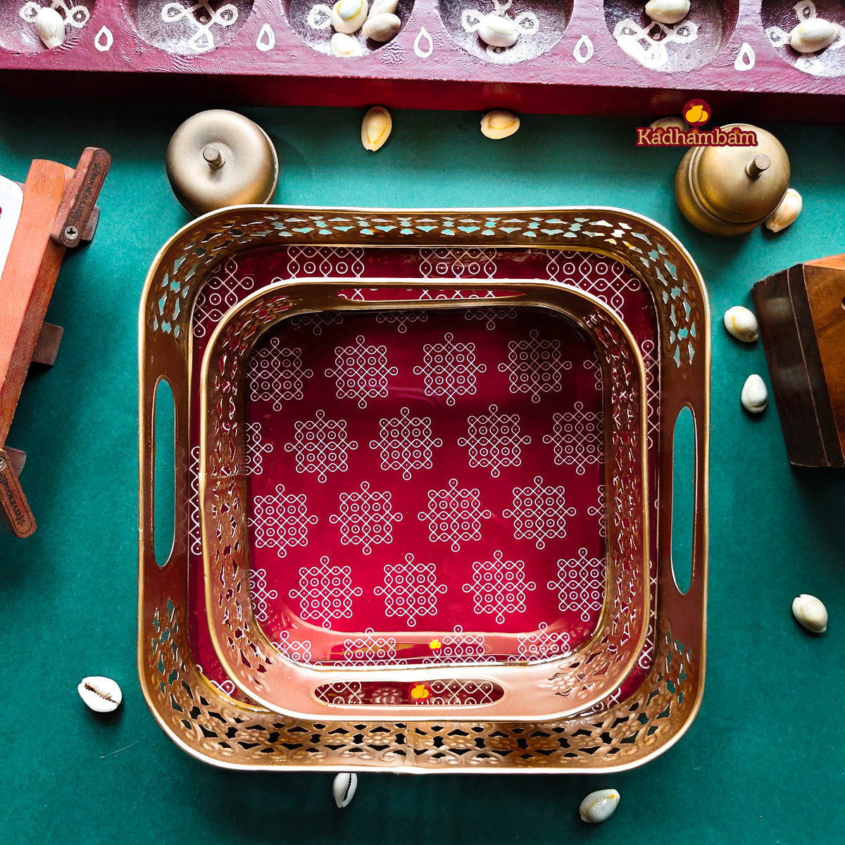 PRE BOOKING - Kolam - Metal Tray