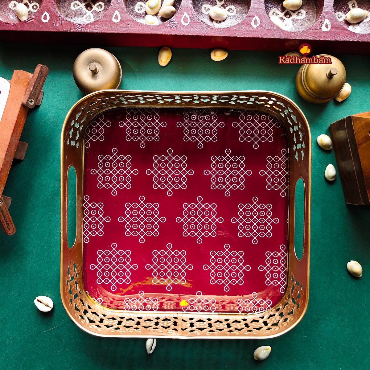 PRE BOOKING - Kolam - Metal Tray