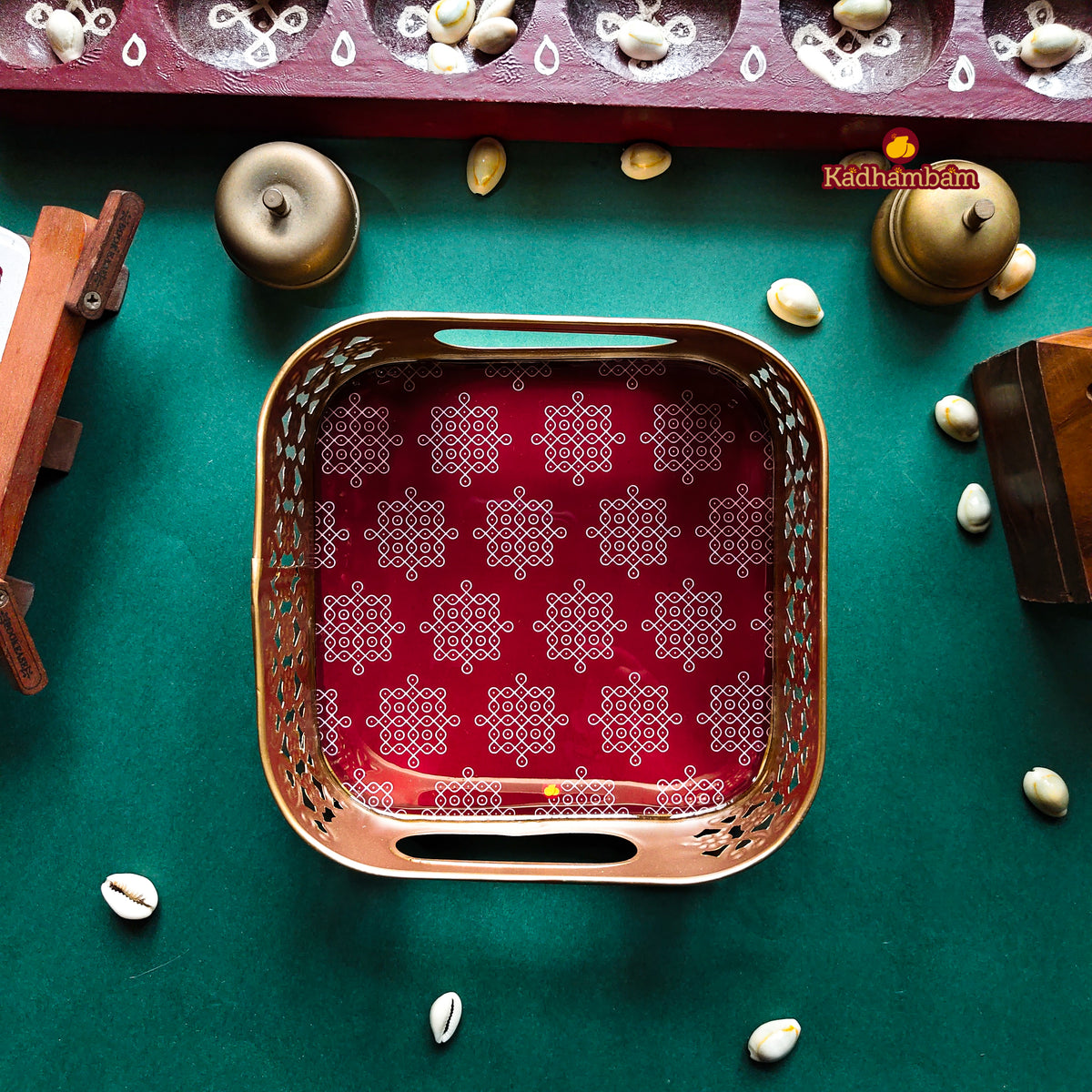 PRE BOOKING - Kolam - Metal Tray