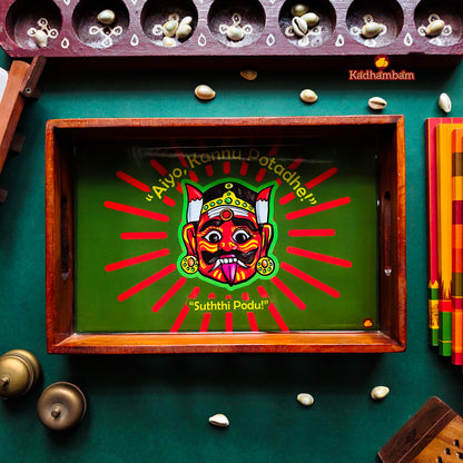 PRE BOOKING -Drishti Bommai - Wooden Tray