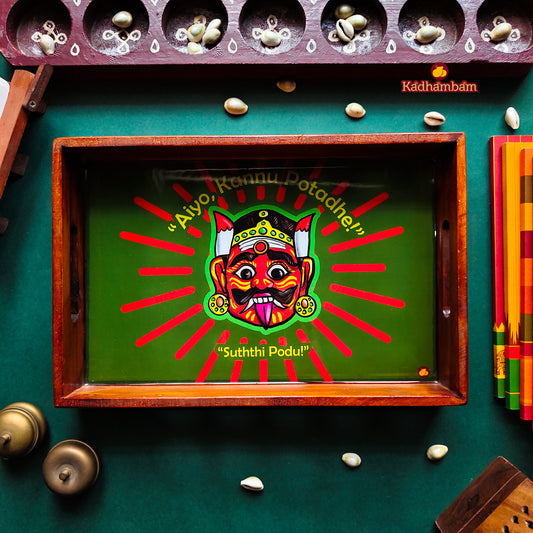 PRE BOOKING -Drishti Bommai - Wooden Tray