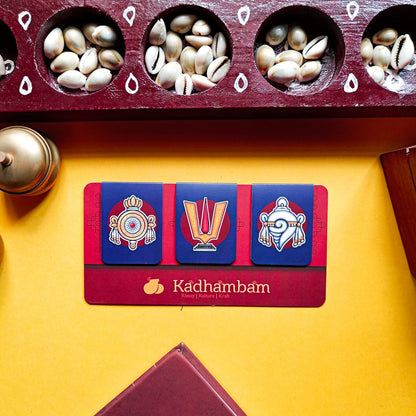 Vaishnavam - Magnetic Bookmarks set Pack of 3
