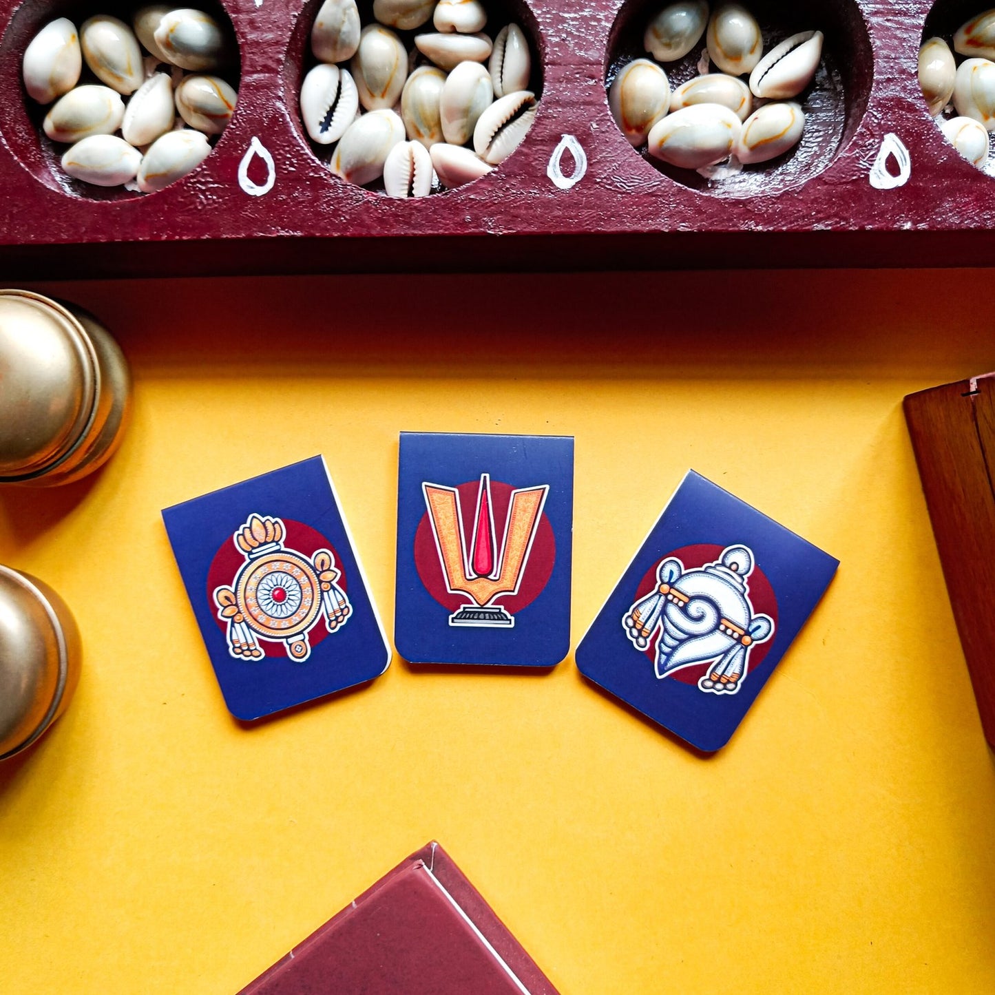 Vaishnavam - Magnetic Bookmarks set Pack of 3