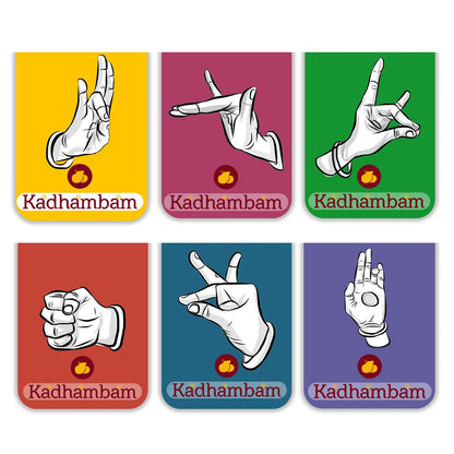 Hastas Magnetic Bookmarks set Pack of 6