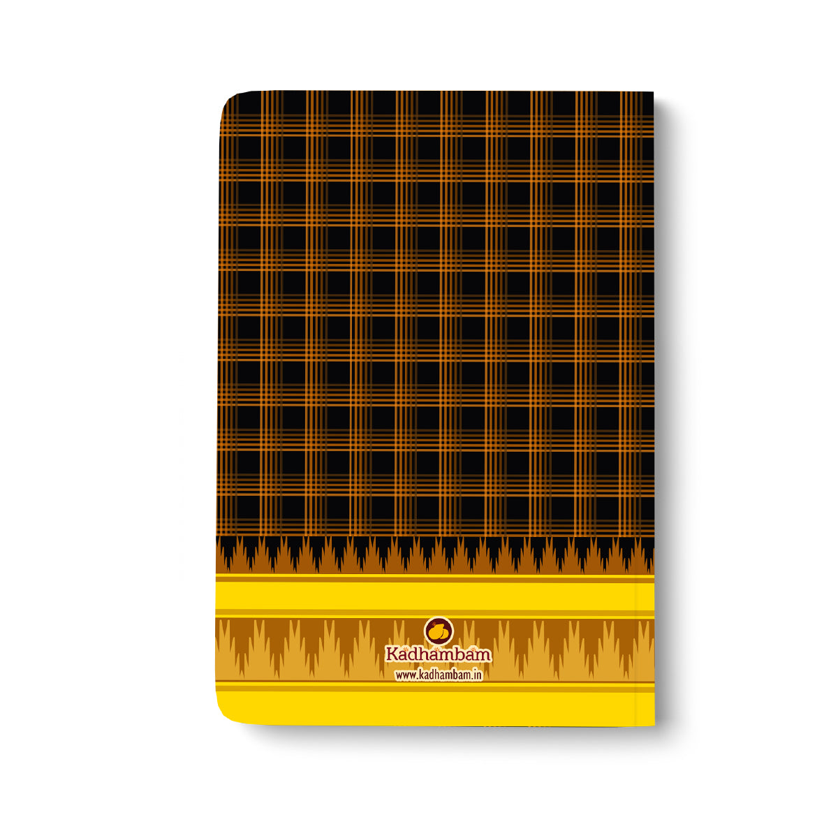 PRE BOOKING - Kanchipuram Weaves - Pattu Collection(Yellow Black) A5 - Journal
