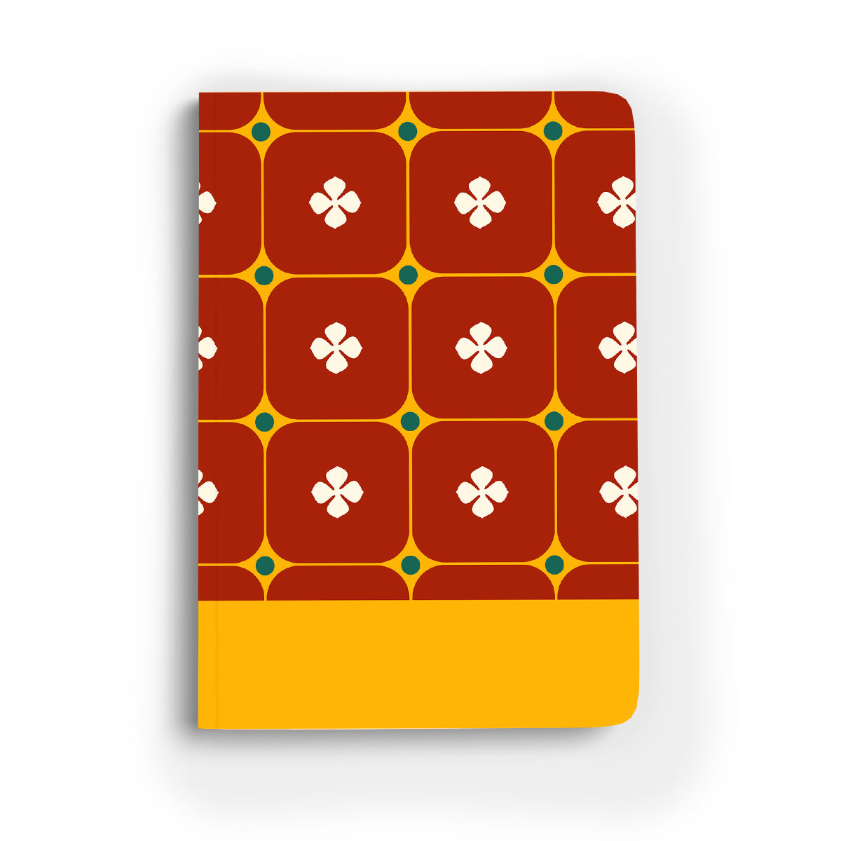 PRE BOOKING - Chettinadu Heritage Aathangudi Tiles Collection (Red) A5 - Journal