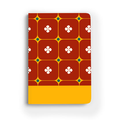 PRE BOOKING - Chettinadu Heritage Aathangudi Tiles Collection (Red) A5 - Journal