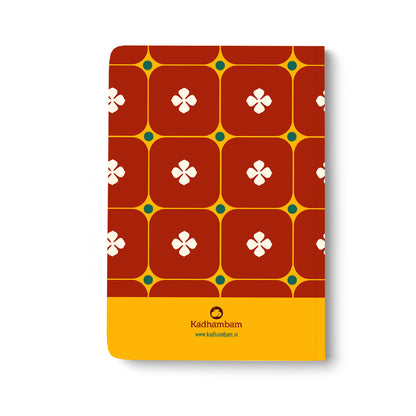PRE BOOKING - Chettinadu Heritage Aathangudi Tiles Collection (Red) A5 - Journal