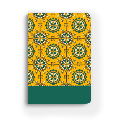 PRE BOOKING - Chettinadu Heritage Aathangudi Tiles Collection (Yellow) A5 - Journal