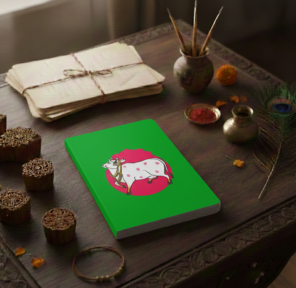 Pichwai Cow  A6 - Pocket Journal