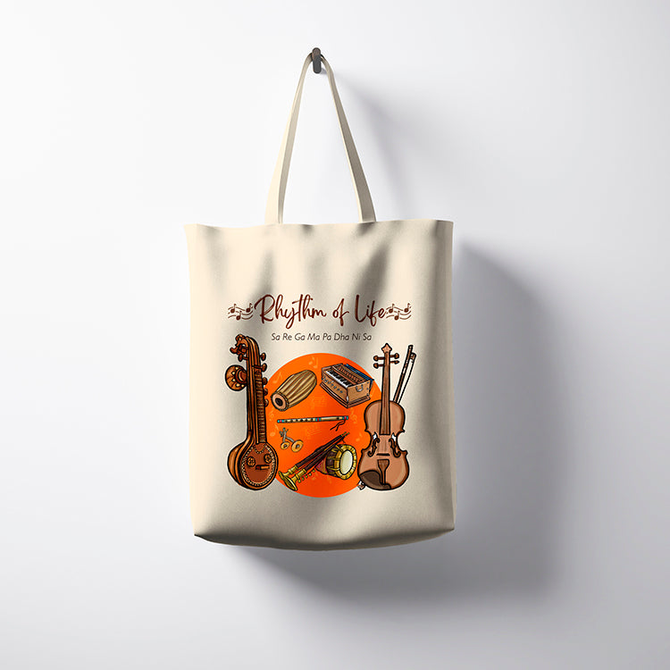 Rhythm of Life Tote Bag