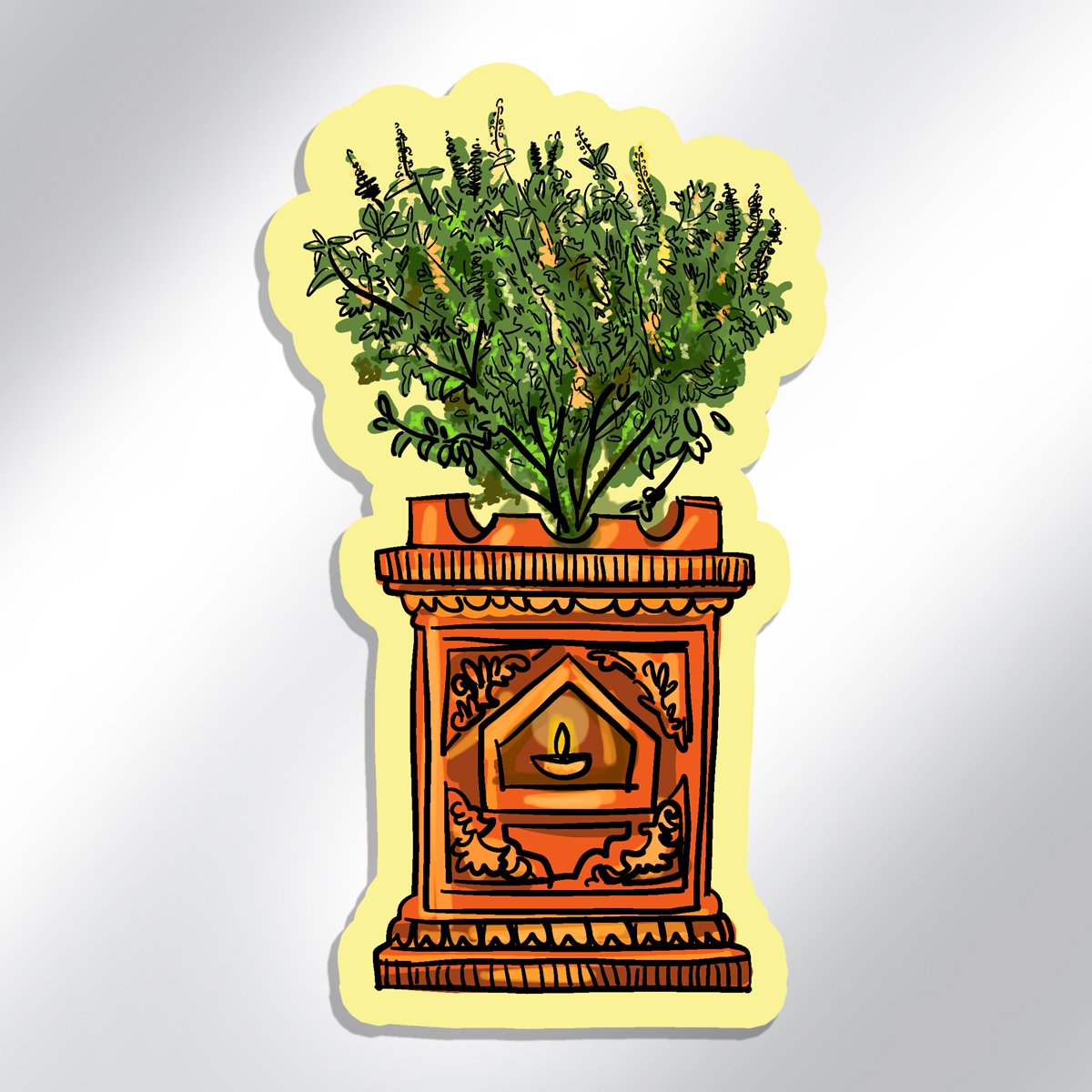TULASI MAADAM Fridge Magnet