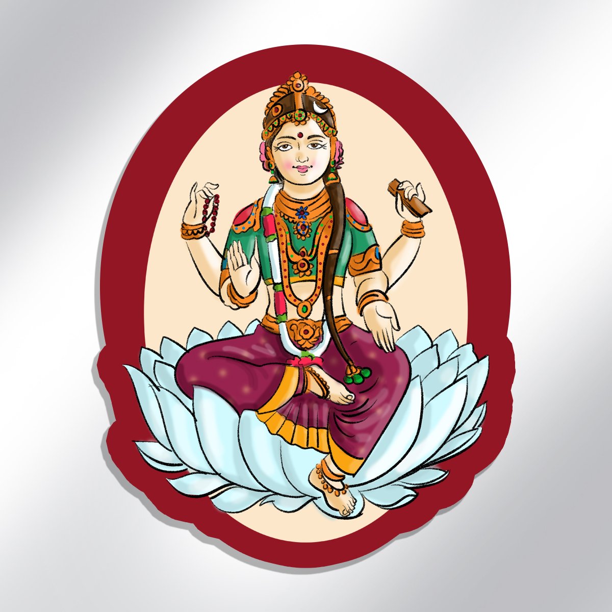 bala tirupura sundari FINAL Fridge Magnet
