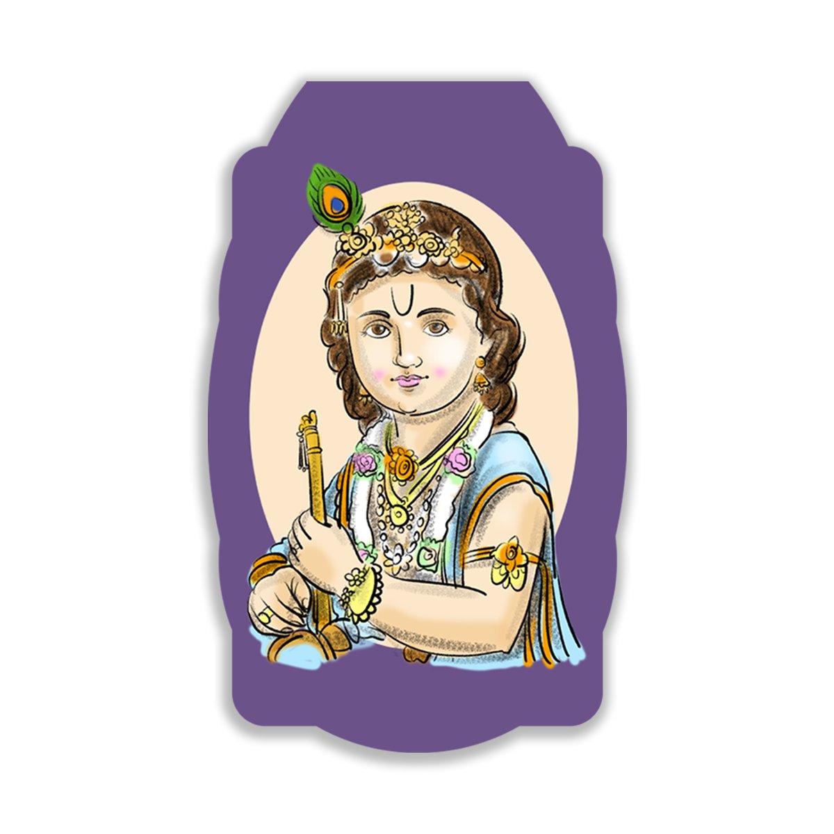 krishna Magnetic Bookmark